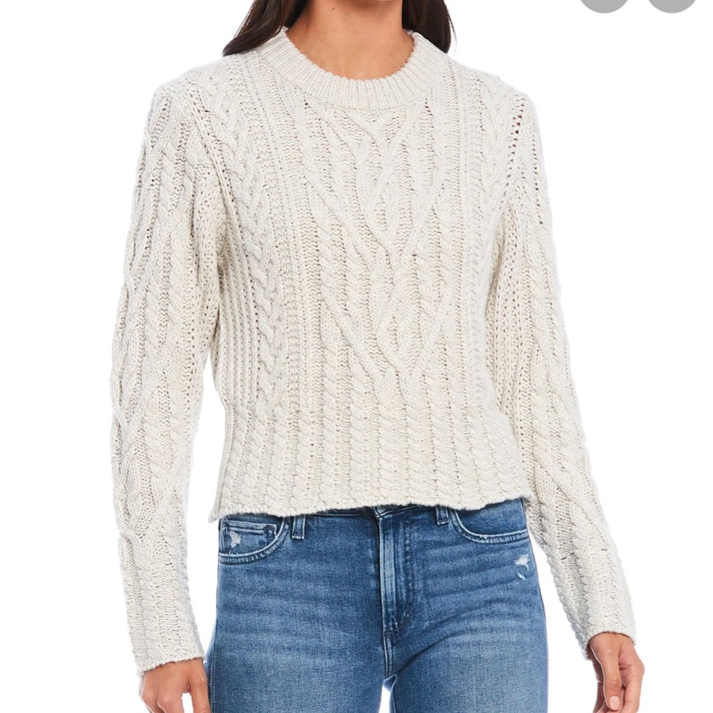 French connection Joetta cableknit sweater.